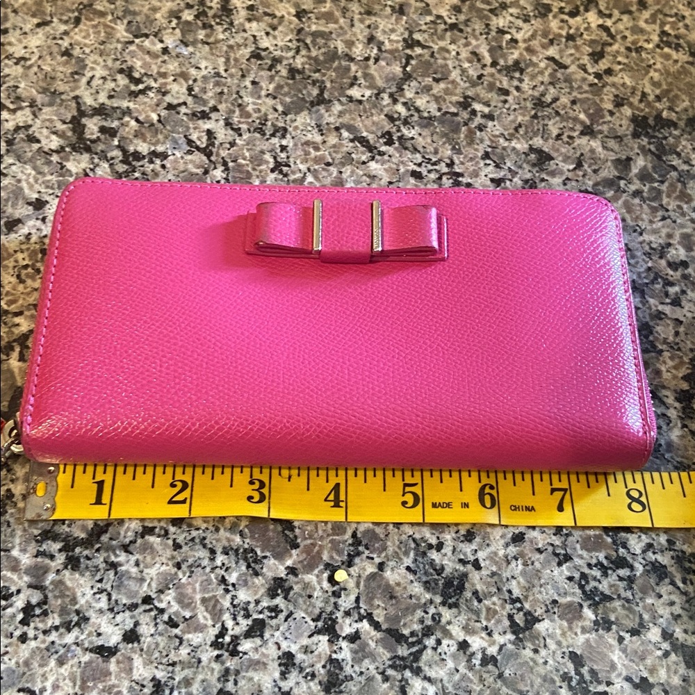 Coach Bow Zip Around long wallet - Picture 13 of 14